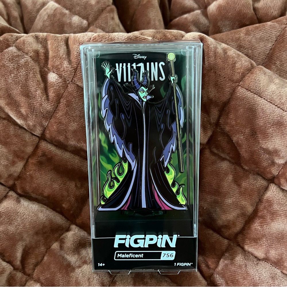 Collectible Maleficent Figpin Disney collectible villains pin